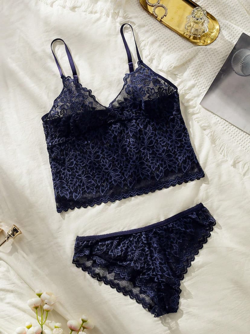 Elorette Ensemble De Lingerie En Dentelle