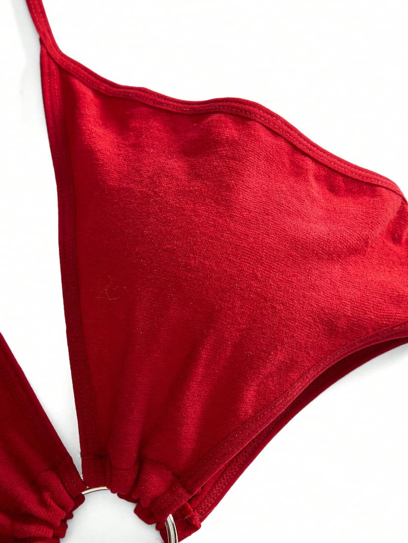 SpicyHot Ensemble de lingerie sans couture ultra sexy grande taille, croisé, body, ajouré, string, amincissant, ajusté sur tout le corps